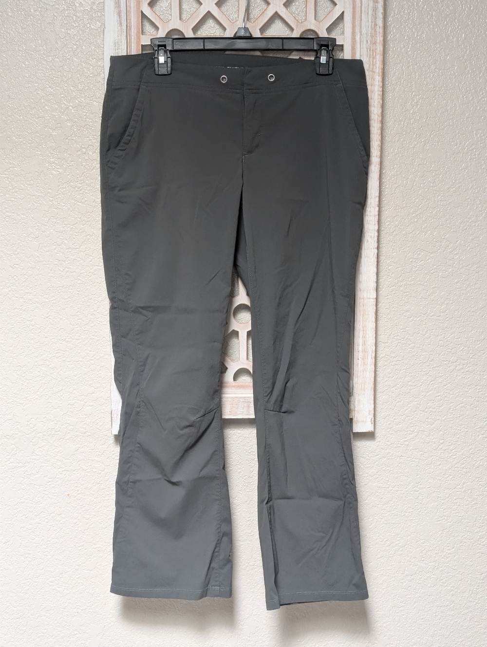 Columbia Omni Shield Repellency Pants Gray Womens 10R Hiking Gorpcore Outdoor